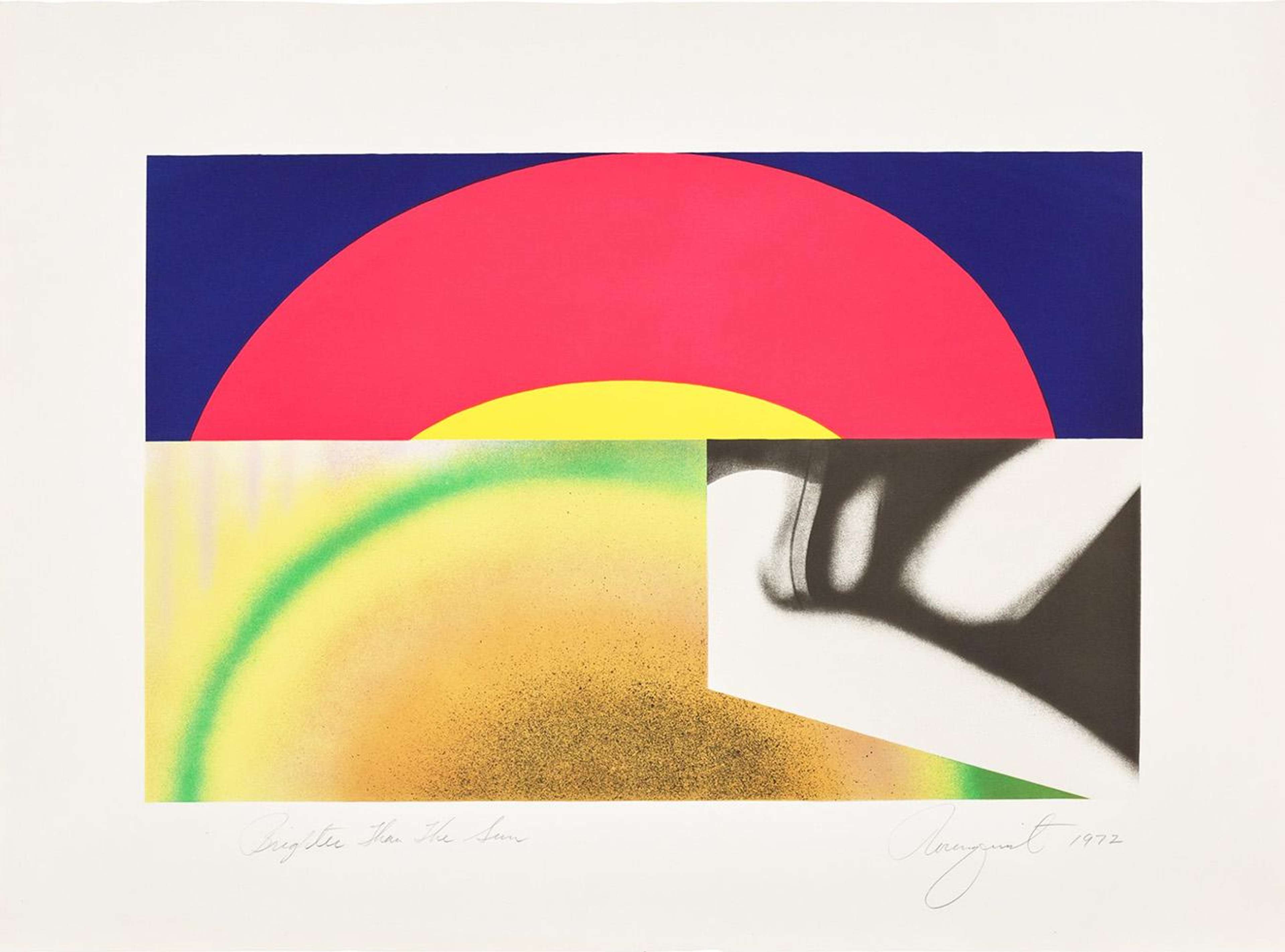 Brighter Than The Sun - Signed Print by James Rosenquist 1972 - MyArtBroker