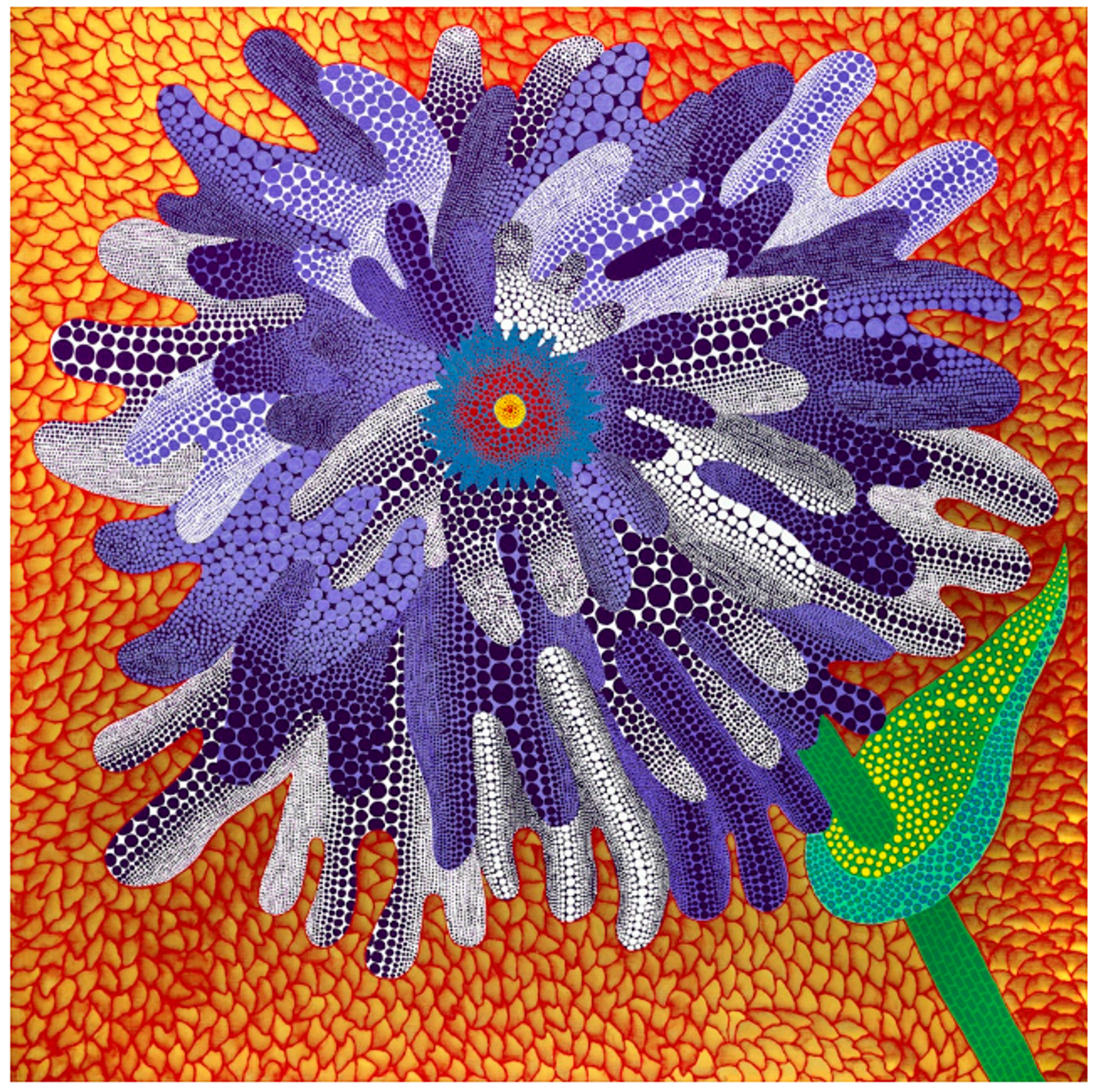 Image © Christie's / A Flower © Yayoi Kusama 2014