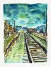 Train Tracks Medium (2008) - Signed Print