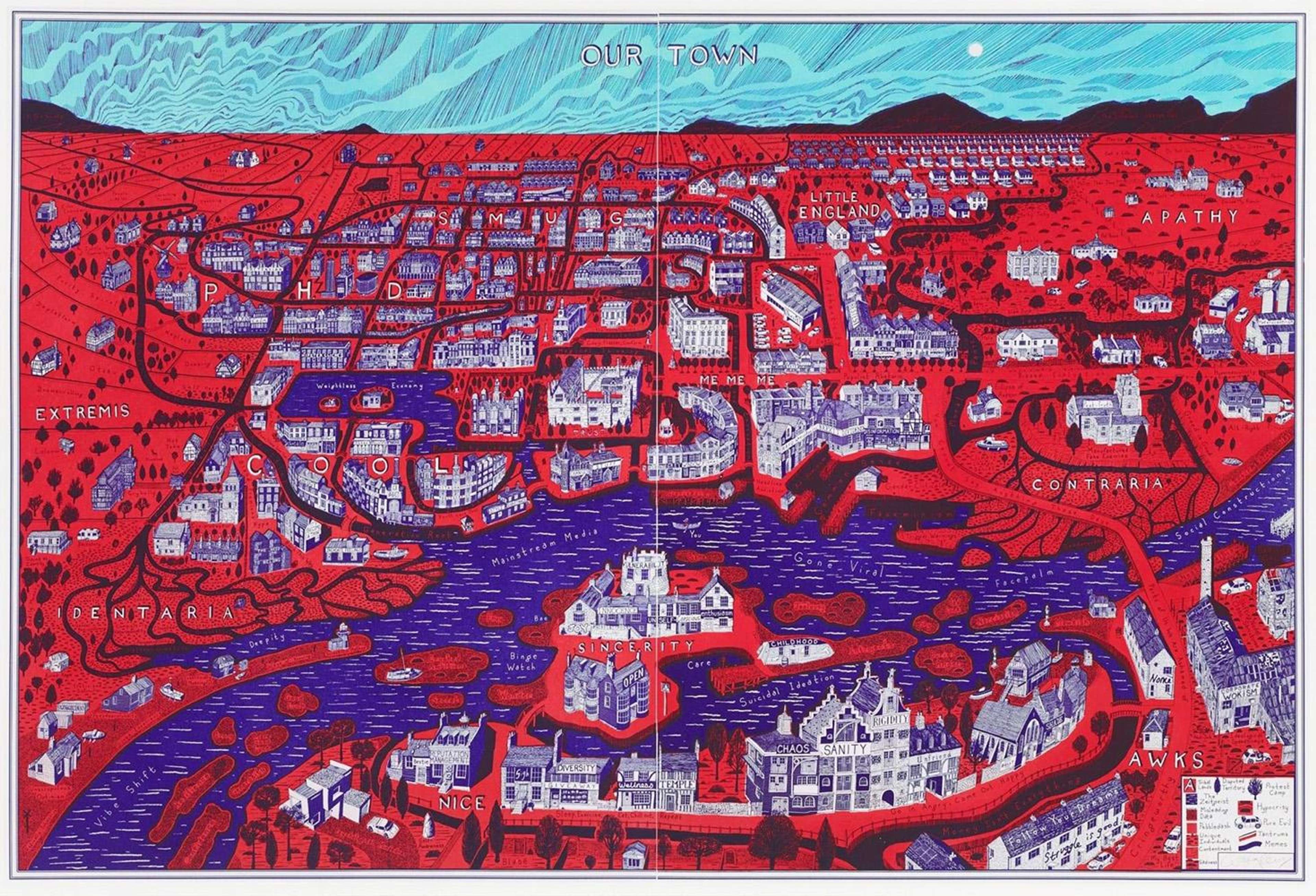 Our Town - Signed Print by Grayson Perry 2022 - MyArtBroker