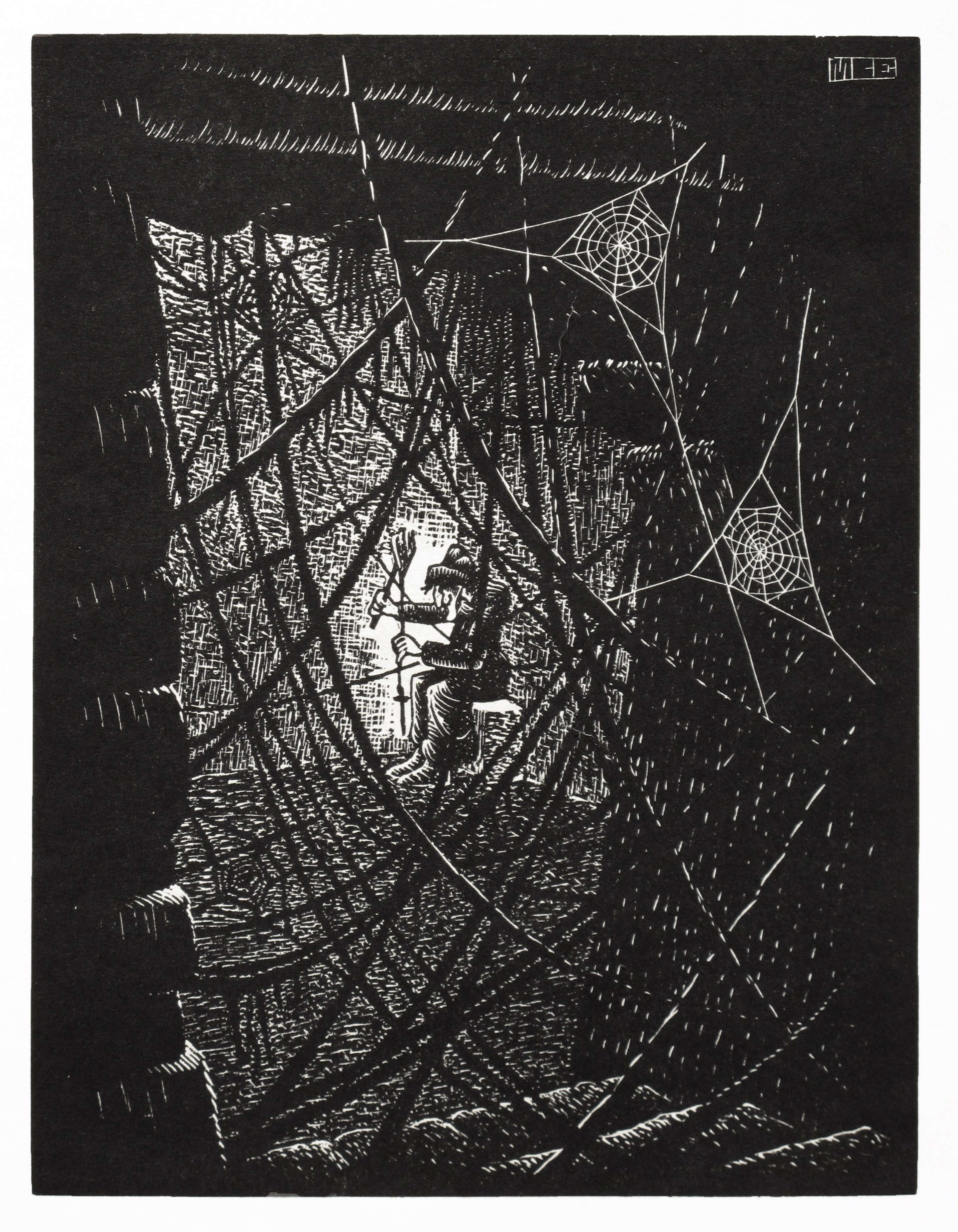 Cobwebs - Signed Print by Maurits Cornelis Escher 1931 - MyArtBroker