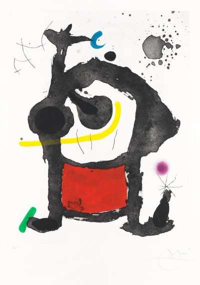 Joan Miró: Bethsabée - Signed Print