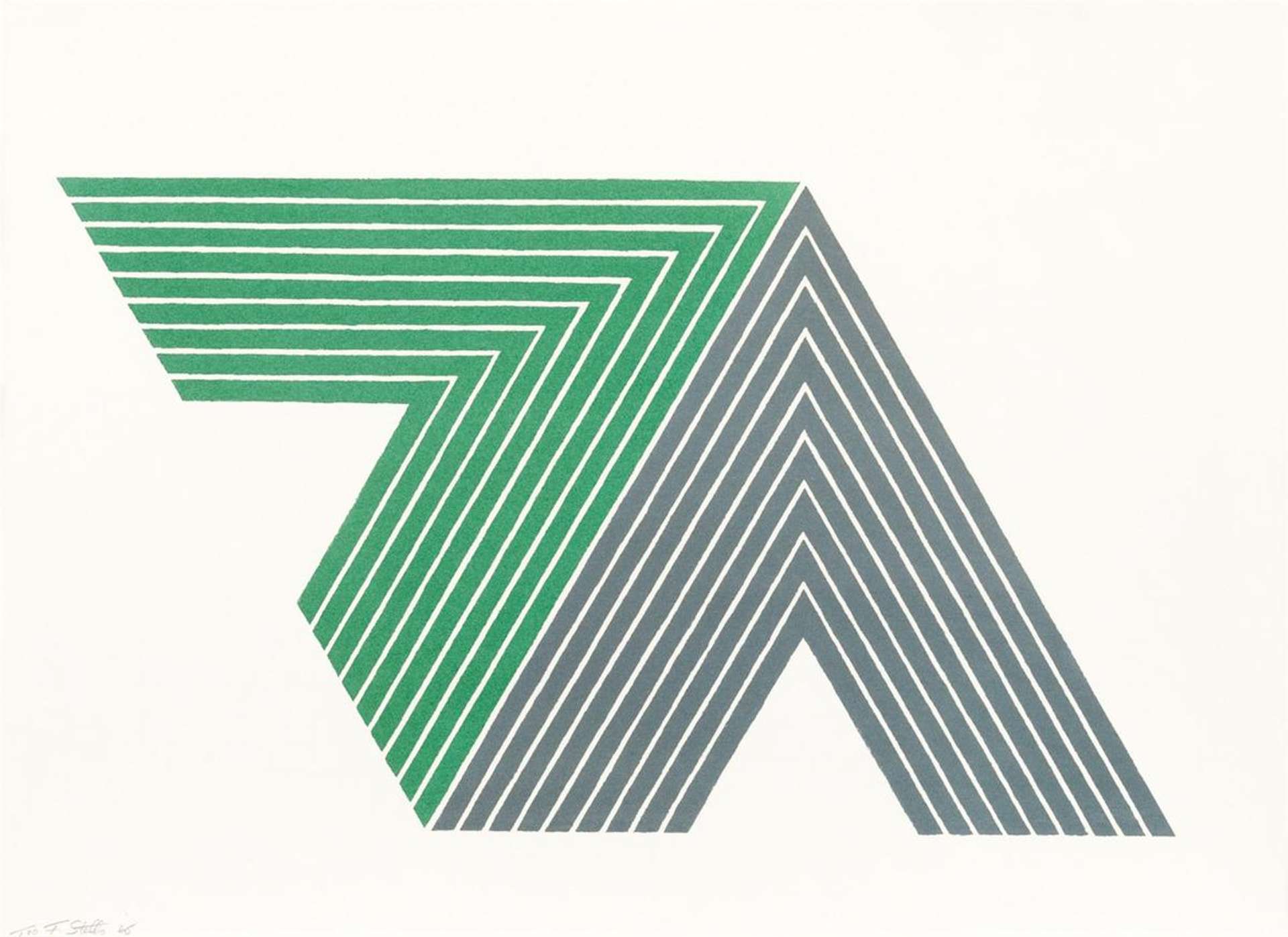 Frank Stella: Ifafa II - Signed Print