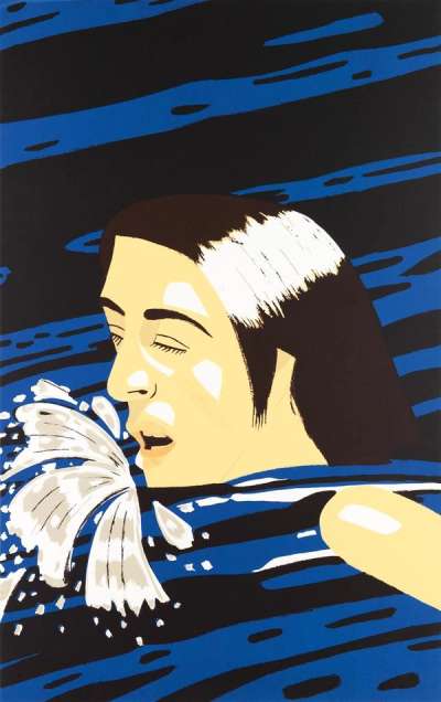 Olympic Swimmer - Signed Print by Alex Katz 1976 - MyArtBroker