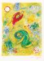 Marc Chagall: Les Fleurs Saccagées - Signed Print
