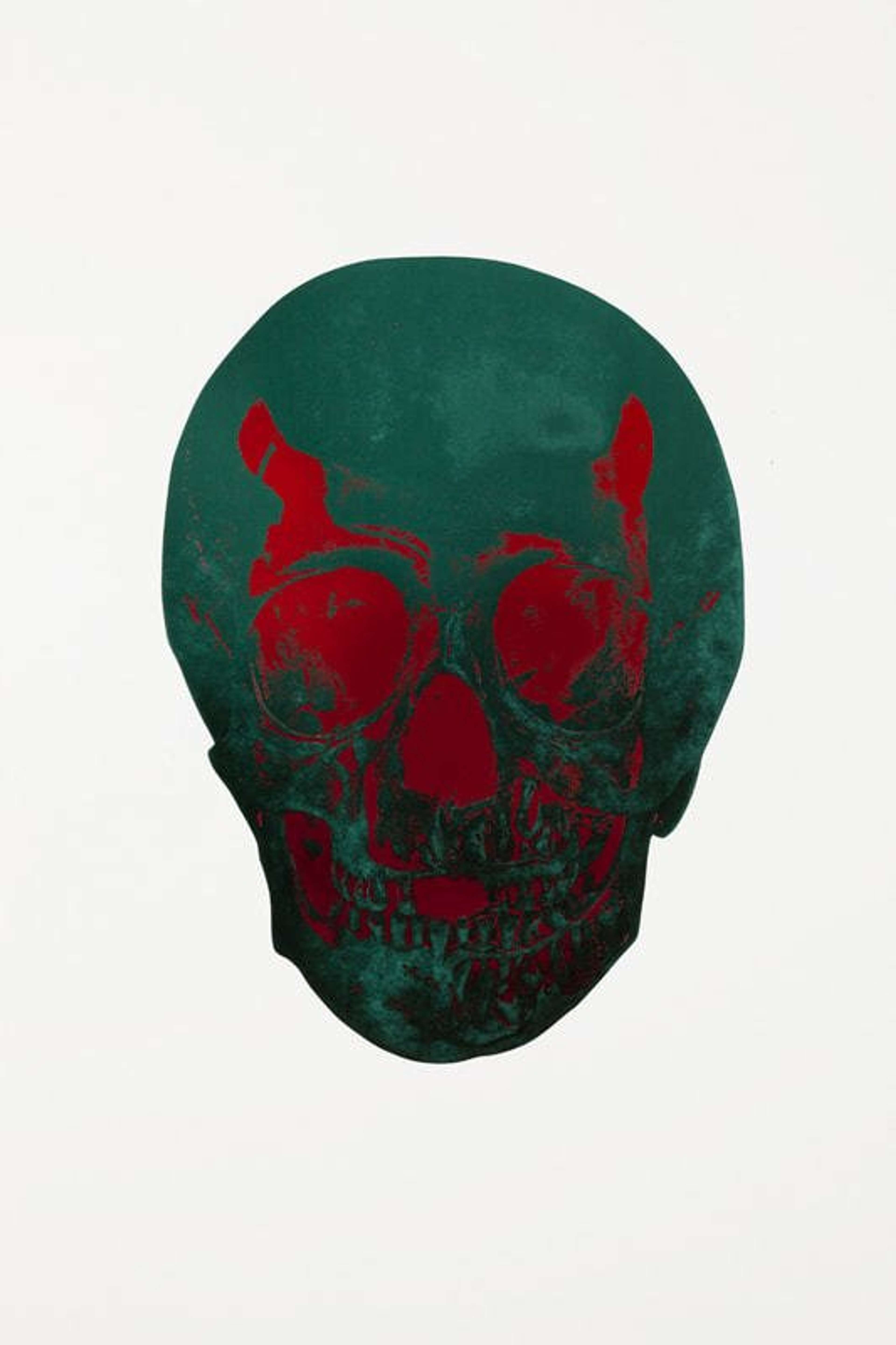 The Dead (racing green, chilli red) - Signed Print