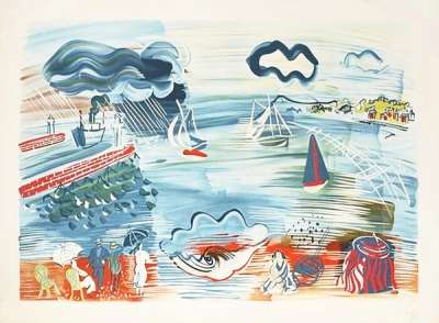 Le Havre - Signed Print by Raoul Dufy 1945 - MyArtBroker