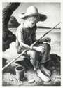 Thomas Hart Benton: The Little Fisherman - Signed Print