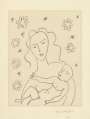 Henri Matisse: Vierge Et Enfant Sur Fond De Fleurs Et Toiles - undefined