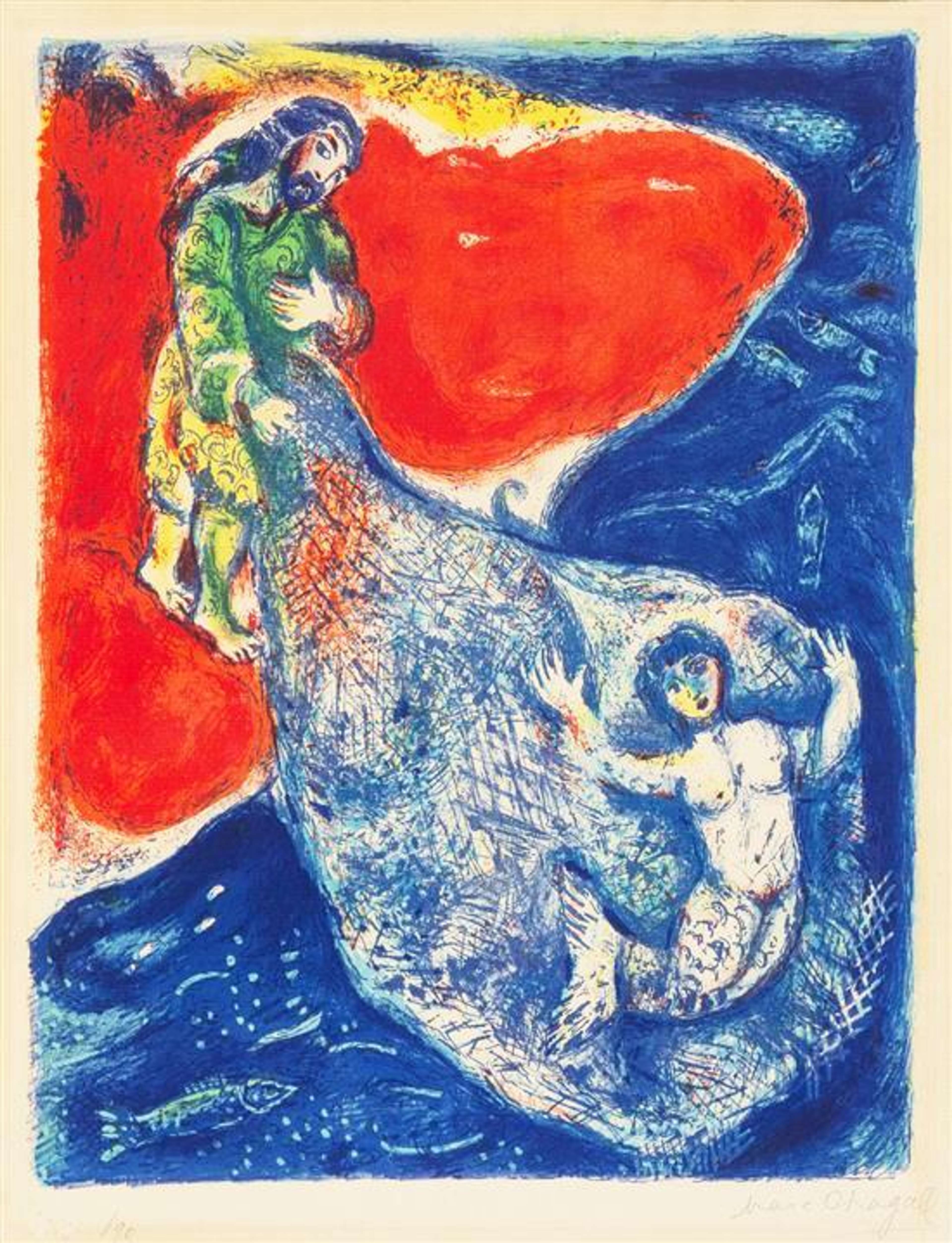 Plate 8 (Four Tales from The Arabian Nights) - Signed Print by Marc Chagall 1948 - MyArtBroker