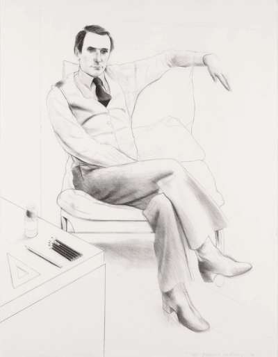 Nicholas Wilder - Signed Print by David Hockney 1976 - MyArtBroker
