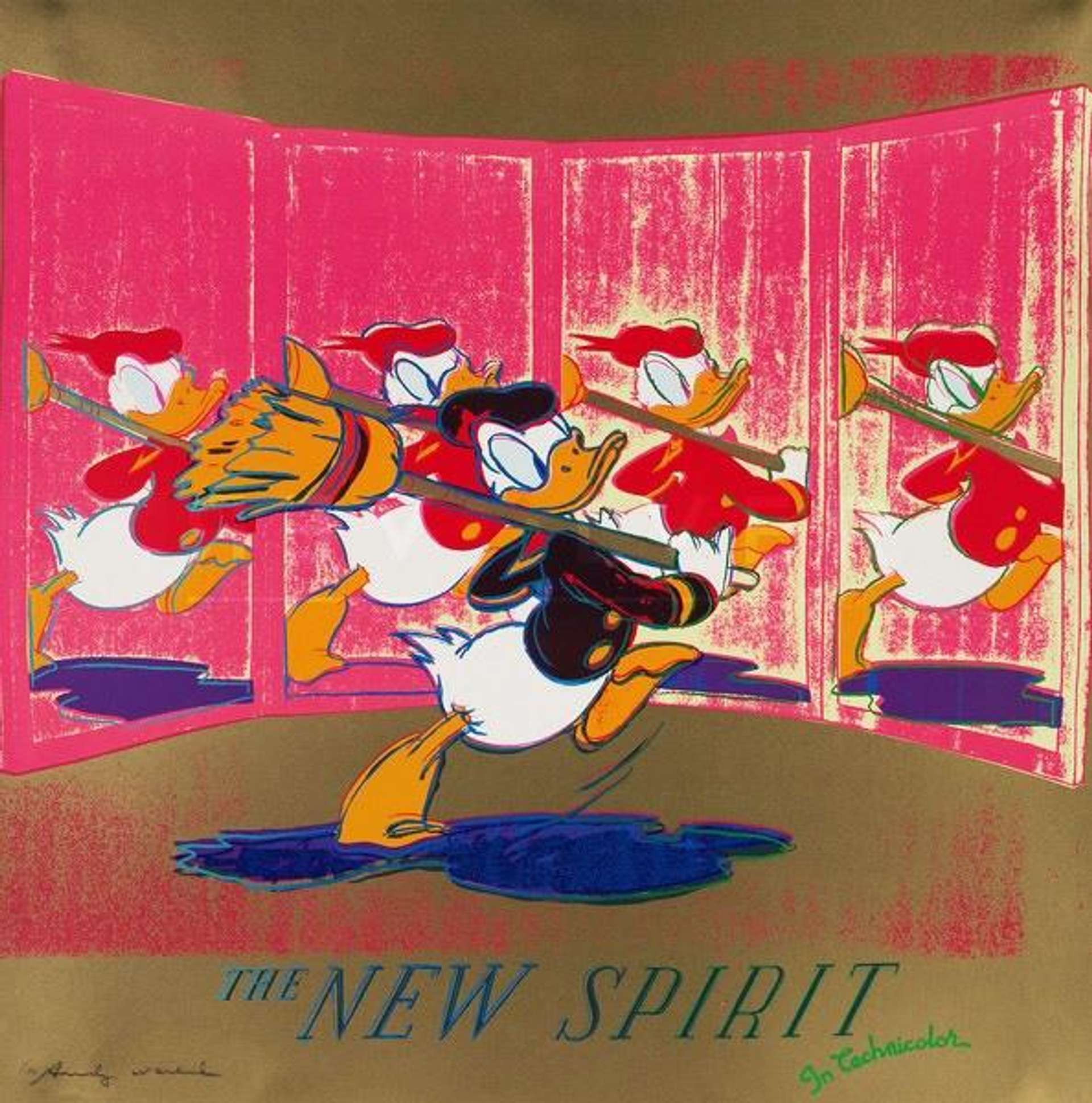 Andy Warhol: The New Spirit (Donald Duck) (F. & S. II.357) - Signed Print