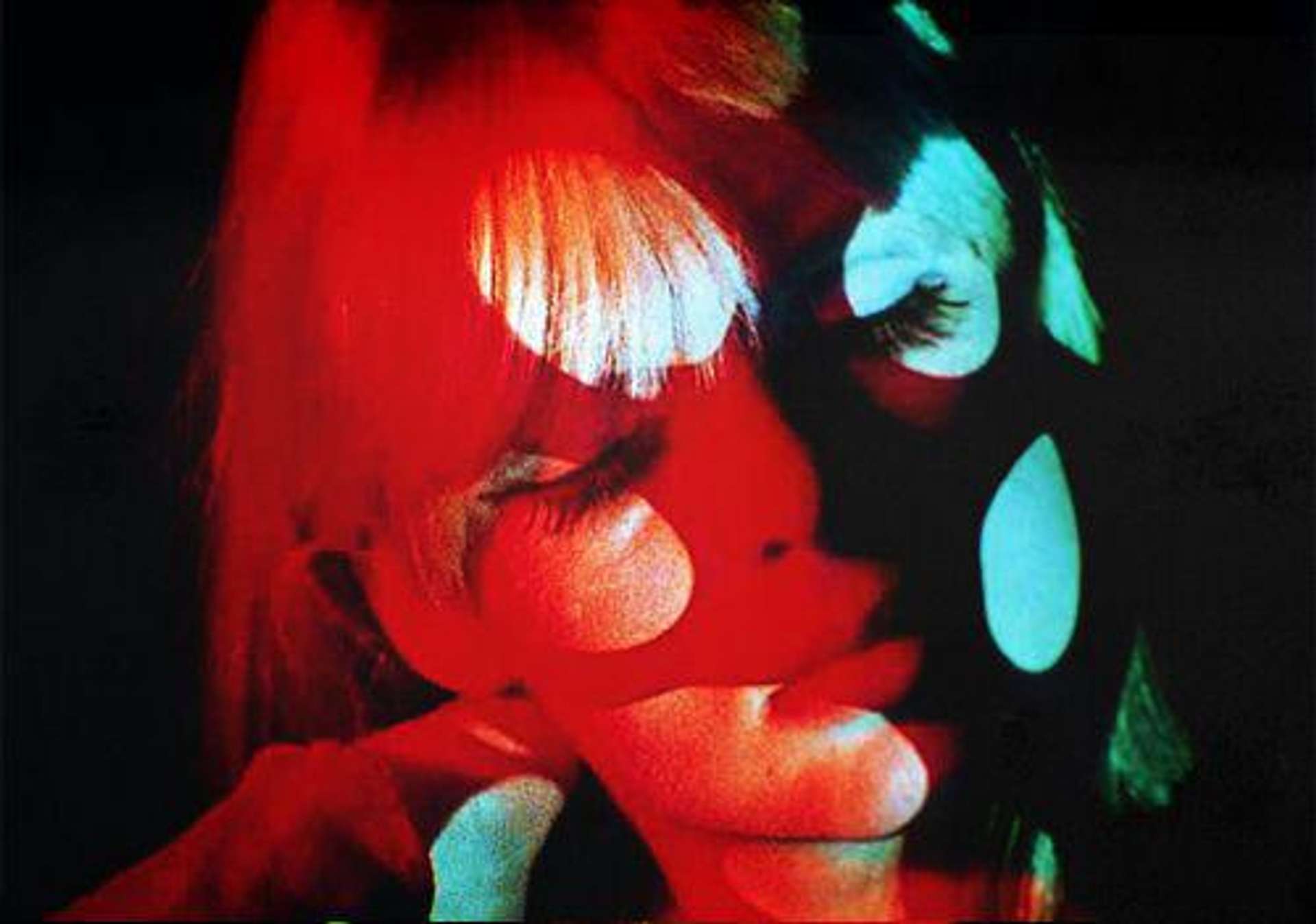 Nico in Exploding Plastic Inevitable by Andy Warhol