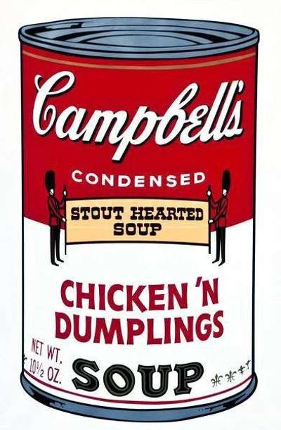 Andy Warhol: Campbell’s Soup II, Chicken ’n Dumplings (F. & S. II.58) - Signed Print