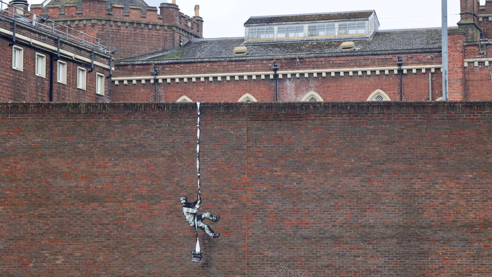 Reading Prison Mural by Banksy