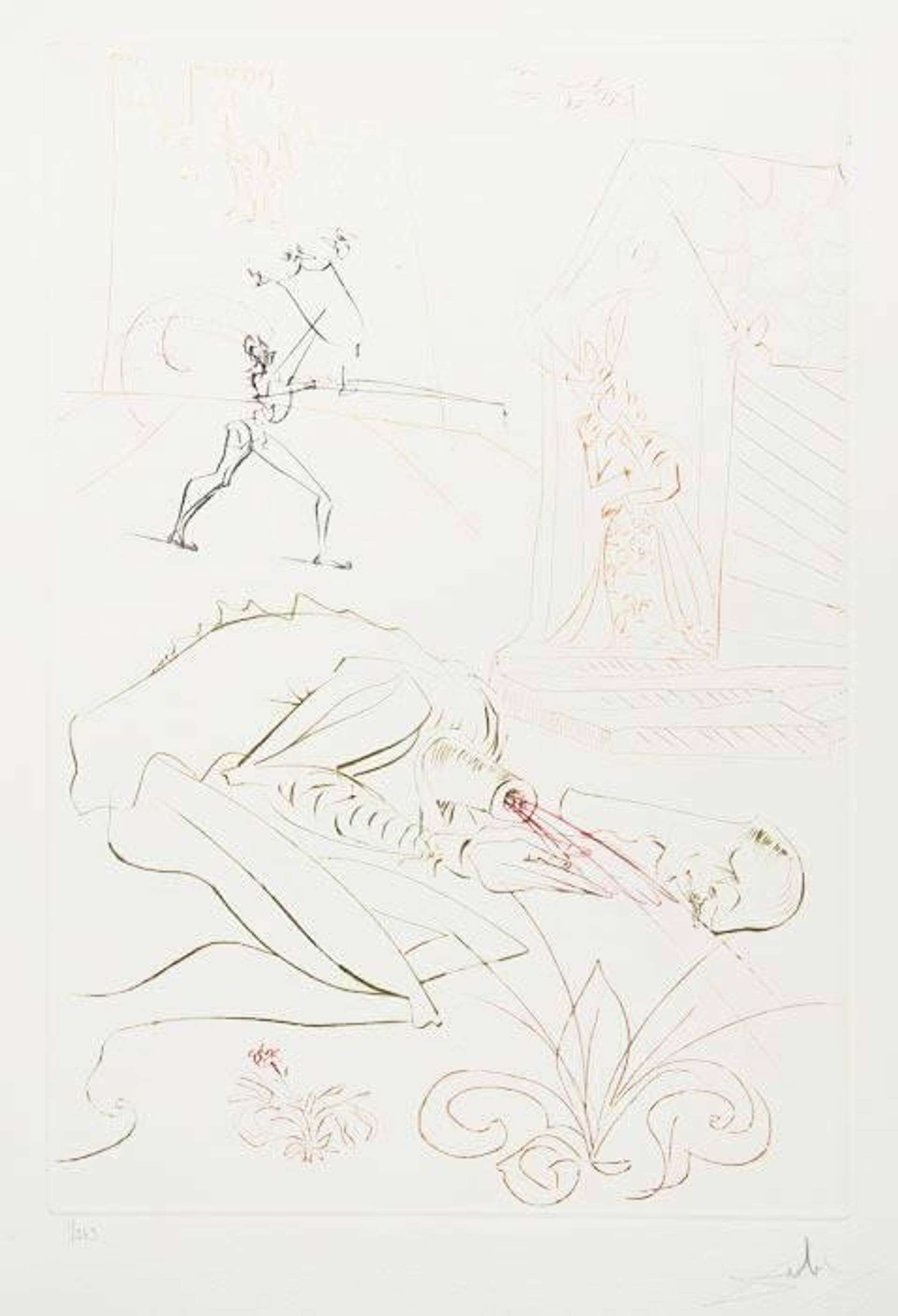 La Quête Du Graal (portfolio) - Signed Print by Salvador Dali 1975 - MyArtBroker