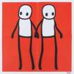 Holding Hands (red) - Signed Print