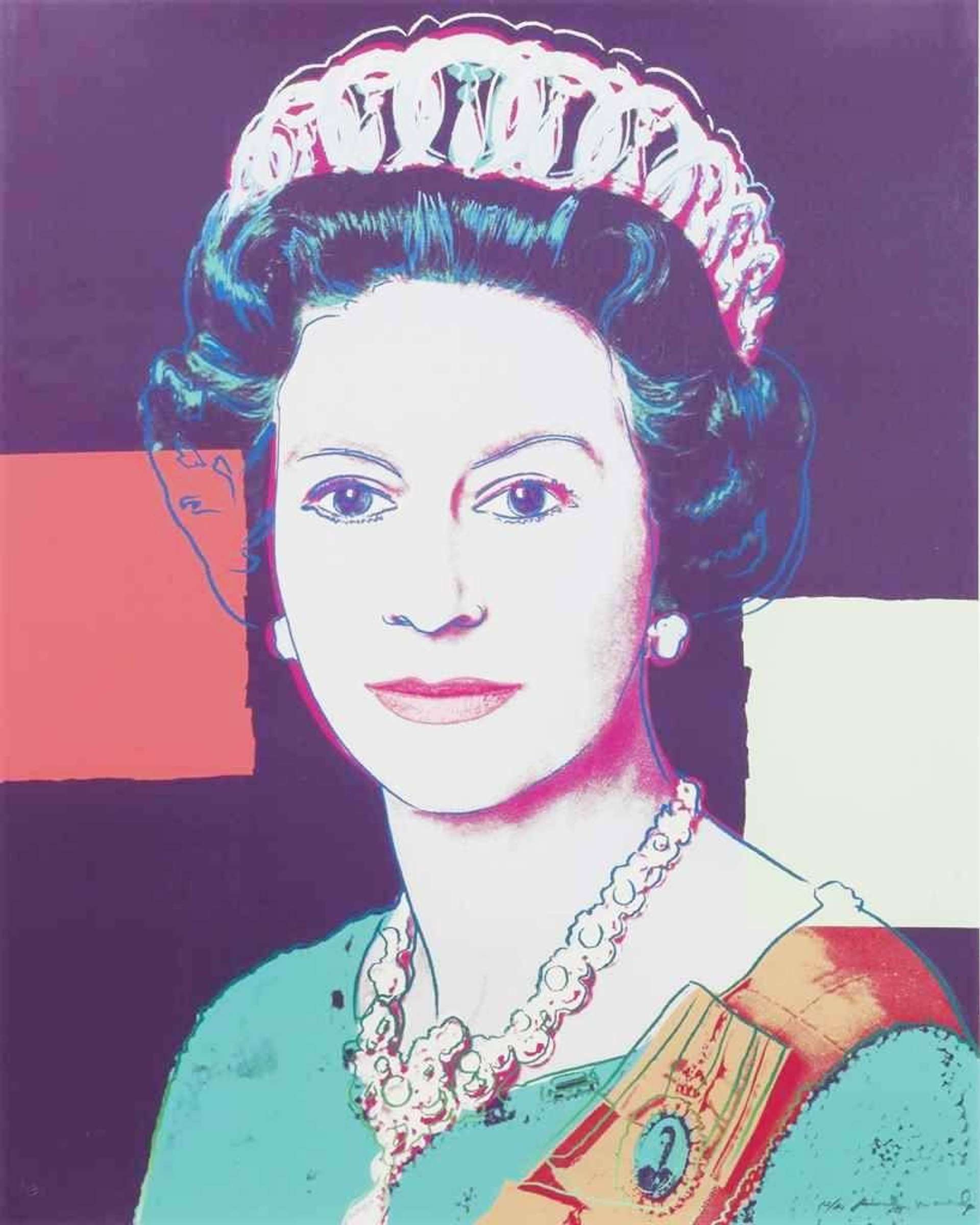 Queen Elizabeth II (F. & S. II.335) by Andy Warhol