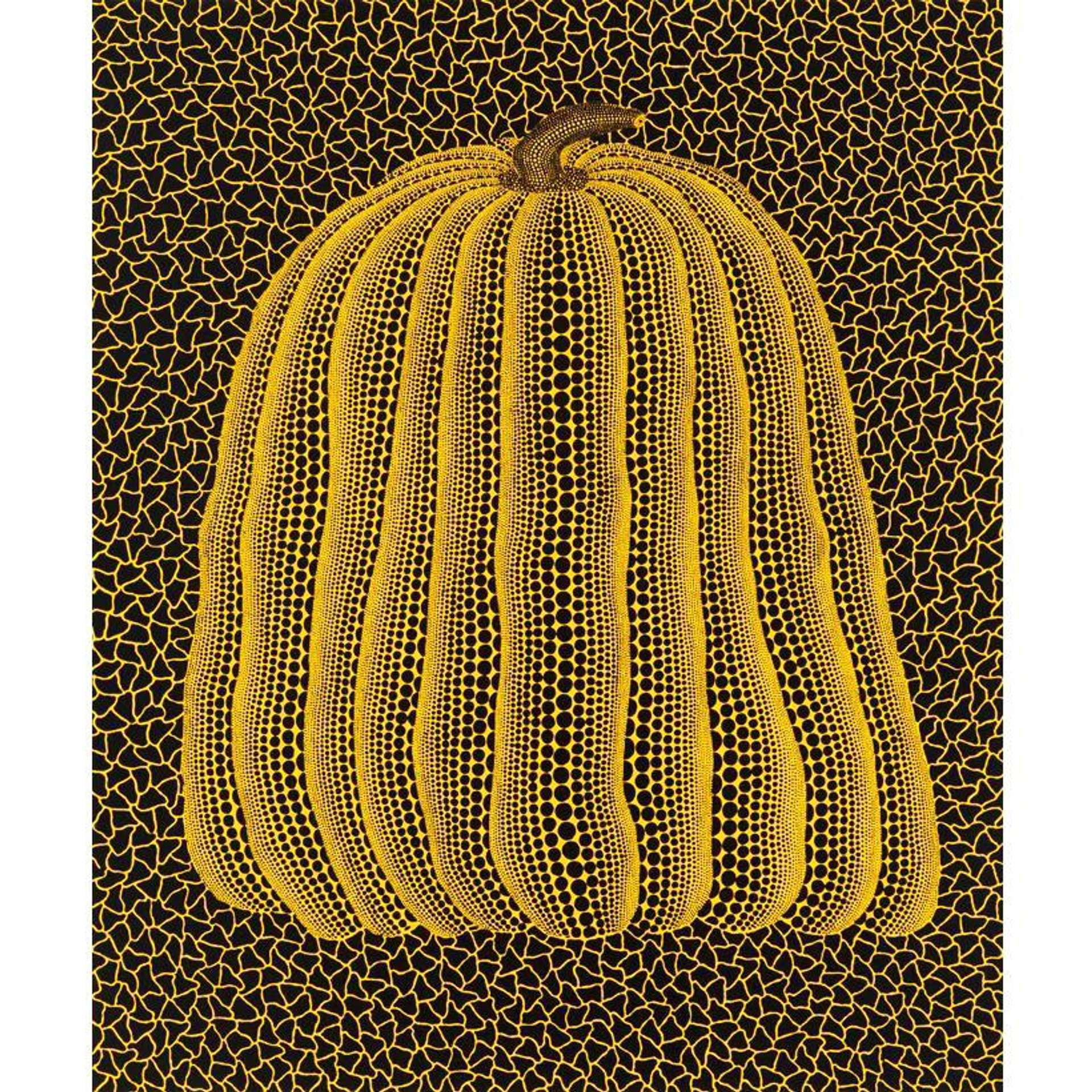 Pumpkin (yellow T) , Kusama 147 - Signed Print by Yayoi Kusama 1992 - MyArtBroker