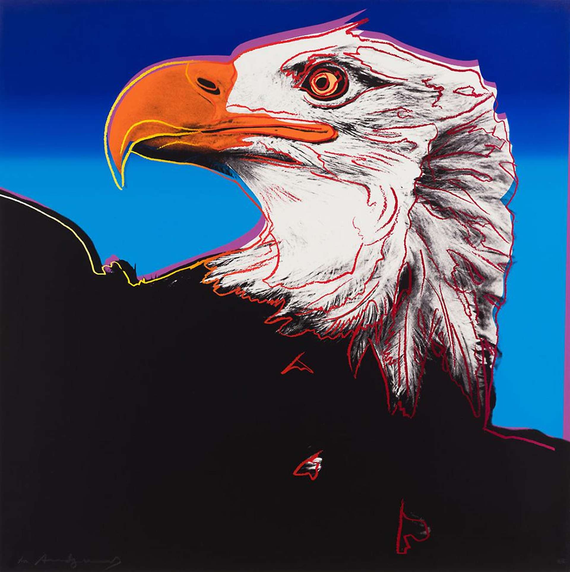 Bald Eagle (F. & S. II.296) by Andy Warhol - MyArtBroker 