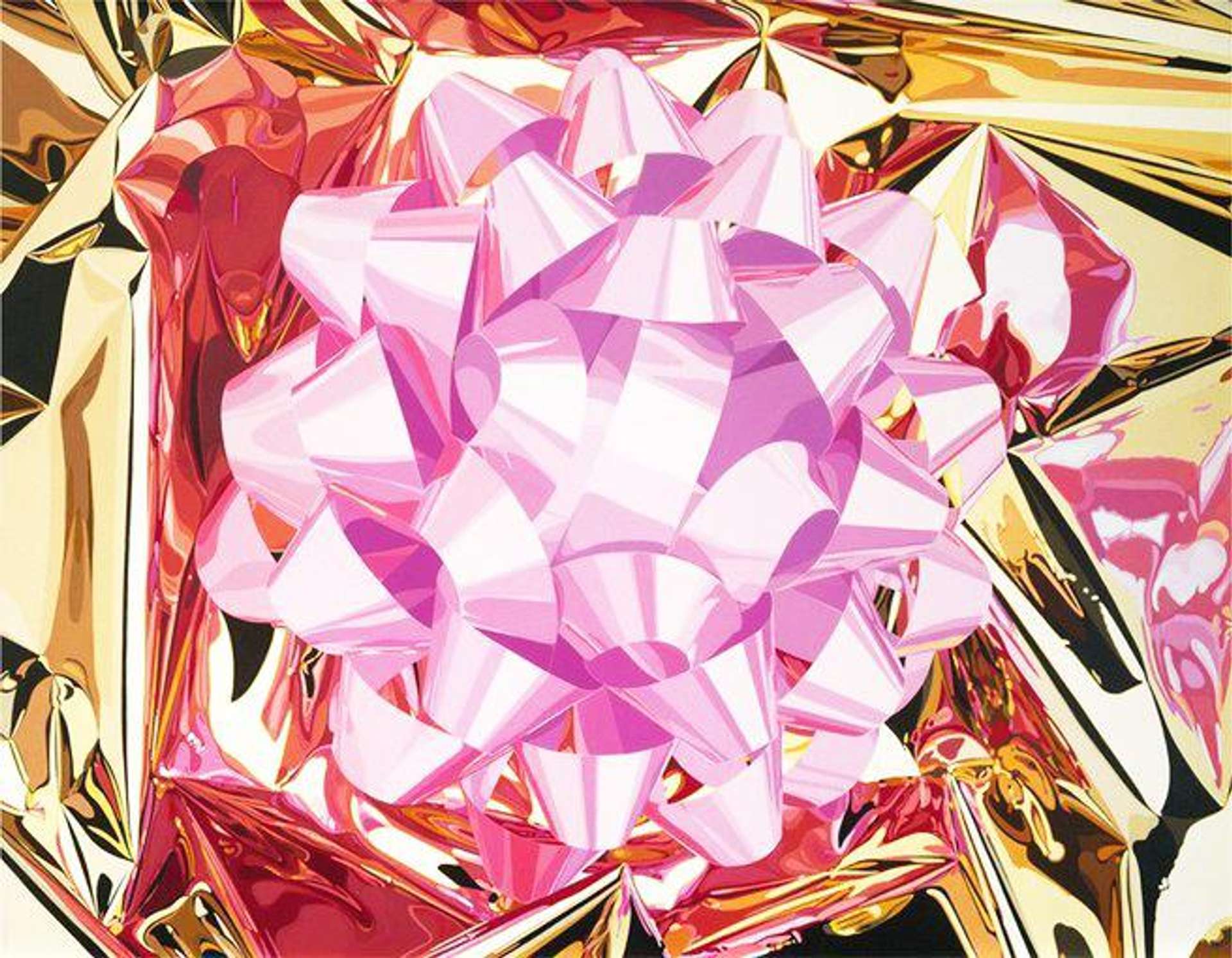 Pink Bow by Jeff Koons