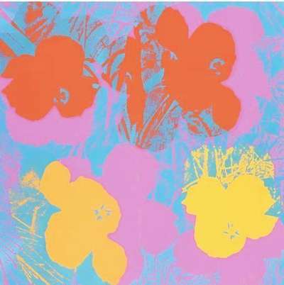 Andy Warhol: Flowers (F. & S. II.66) - Signed Print