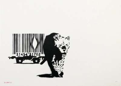 Banksy: Barcode - Unsigned Print