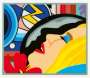 Tom Wesselmann: Bedroom Face With Lichtenstein - Signed Print