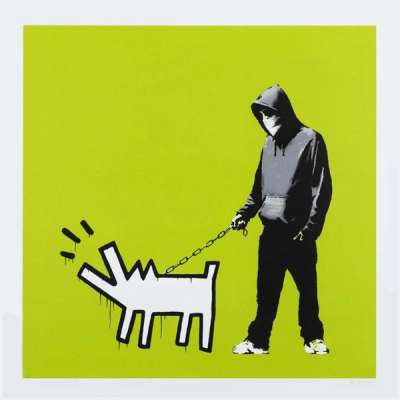 Banksy: Choose Your Weapon (green) - Signed Print