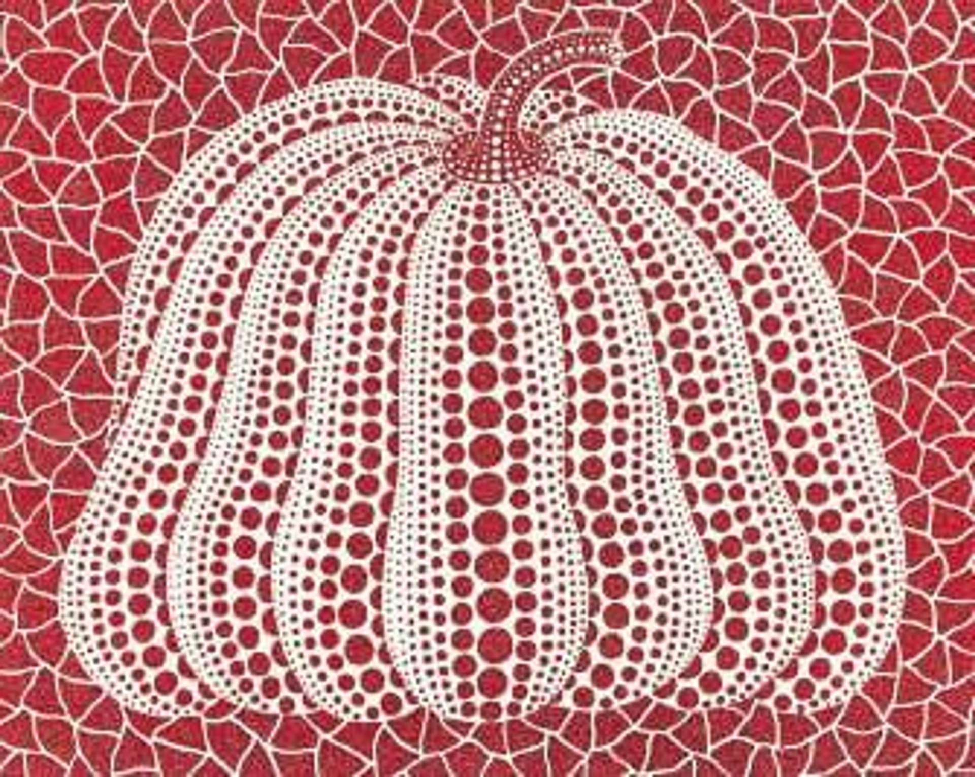 Yayoi Kusama: Pumpkin (red) , Kusama 278 - Signed Print