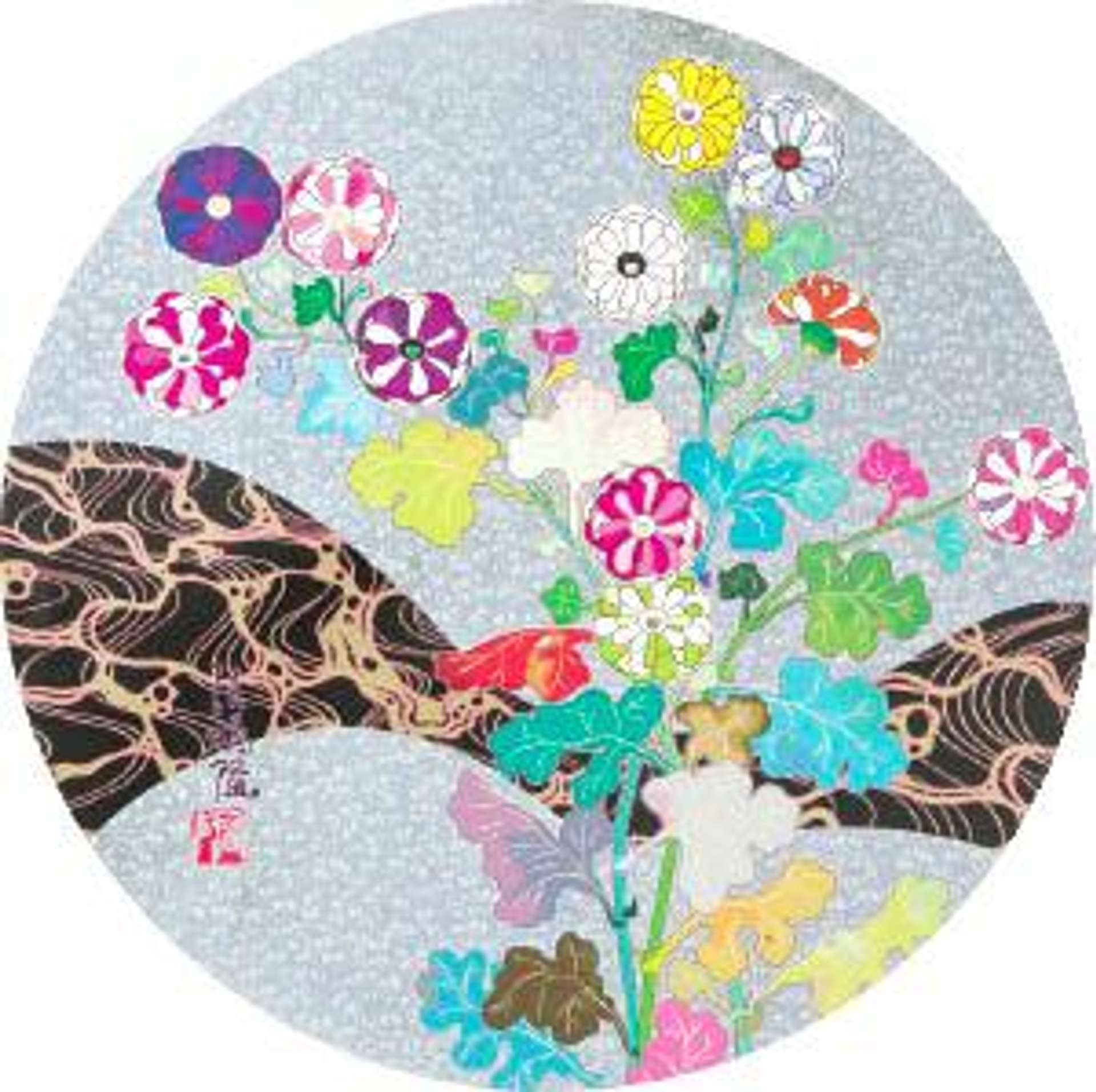 Korin Flowers - Signed Print by Takashi Murakami 2014 - MyArtBroker
