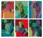 Andy Warhol: Grapes (complete set) (diamond dust) - Signed Print