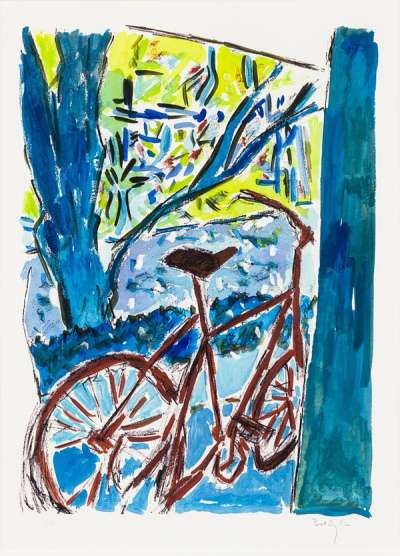 Bicycle (2010) - Signed Print by Bob Dylan 2010 - MyArtBroker