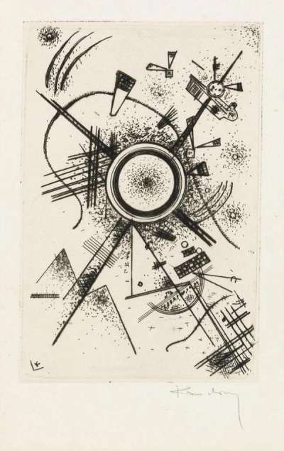 Radierung Für Den Piper Verlag - Signed Print by Wassily Kandinsky 1924 - MyArtBroker