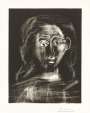 Pablo Picasso: Jacqueline Aux Cheveux Flous, En Buste - Signed Print