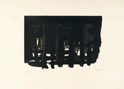 Lithographie No. 16 - Signed Print by Pierre Soulages 1964 - MyArtBroker