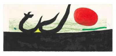 Joan Miró: La Gréve Noire - Signed Print
