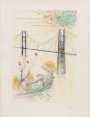 Salvador Dali: Golden Gate Bridge (San Francisco) - Signed Print