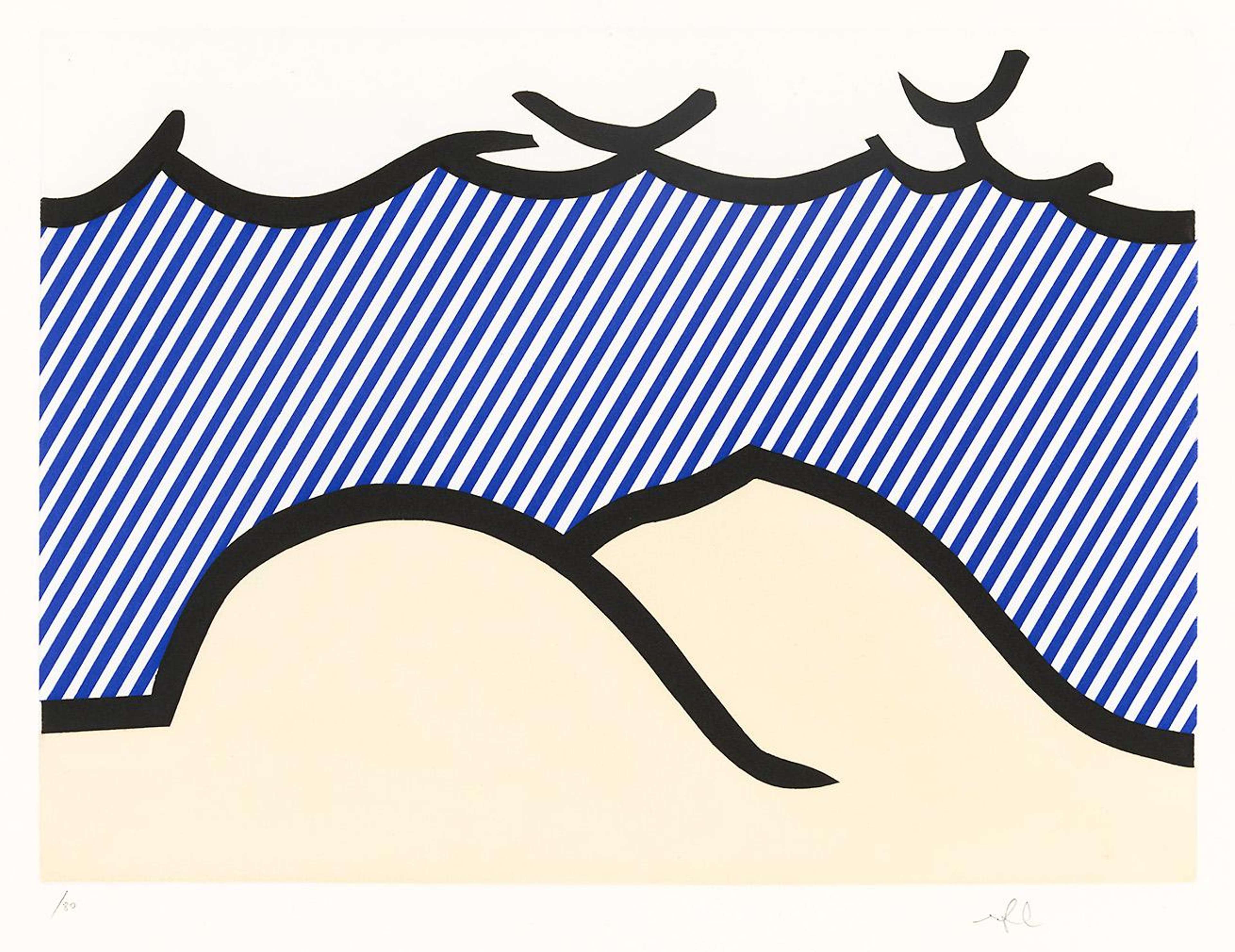 Illustration For De Denver Au Montana Depart Mai - Signed Print by Roy Lichtenstein 1992 - MyArtBroker