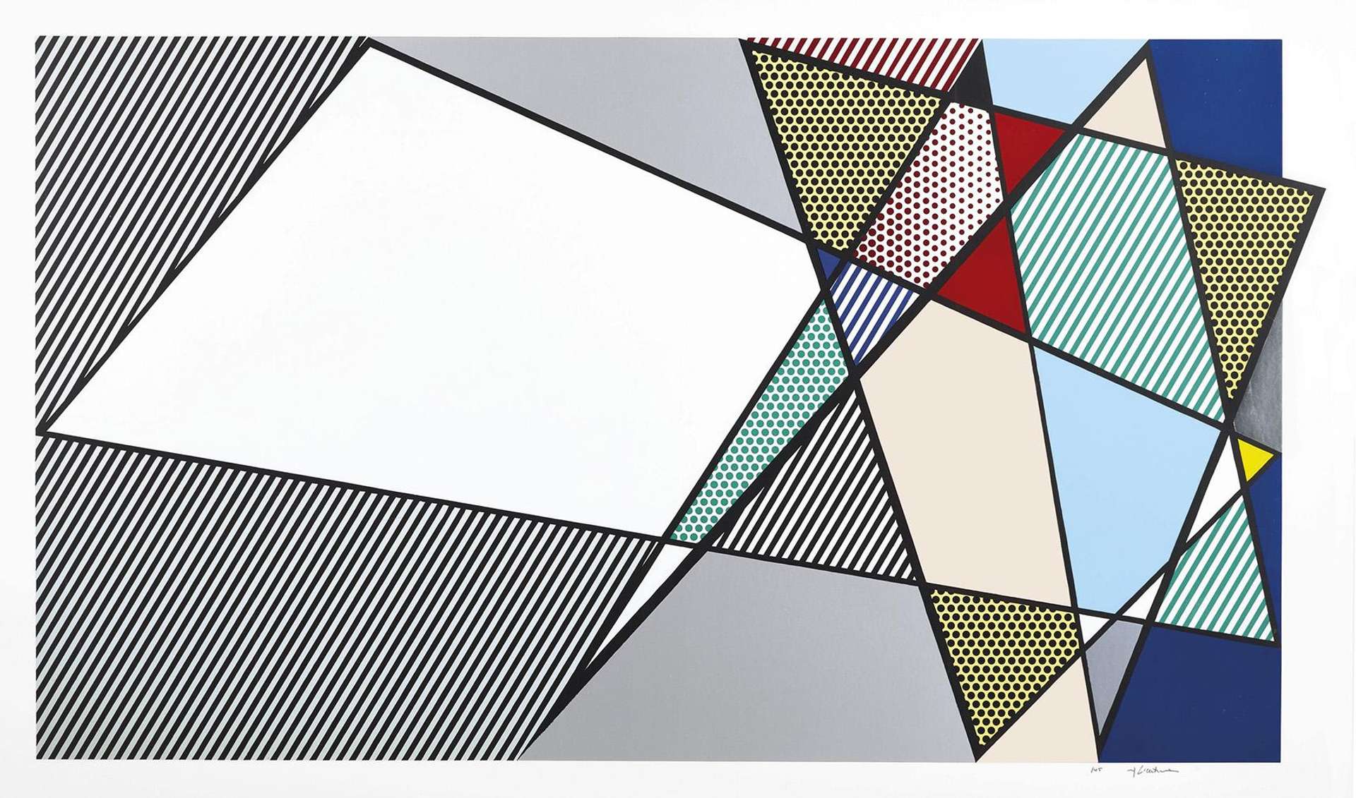 Imperfect 58" X 92 3/8" by Roy Lichtenstein