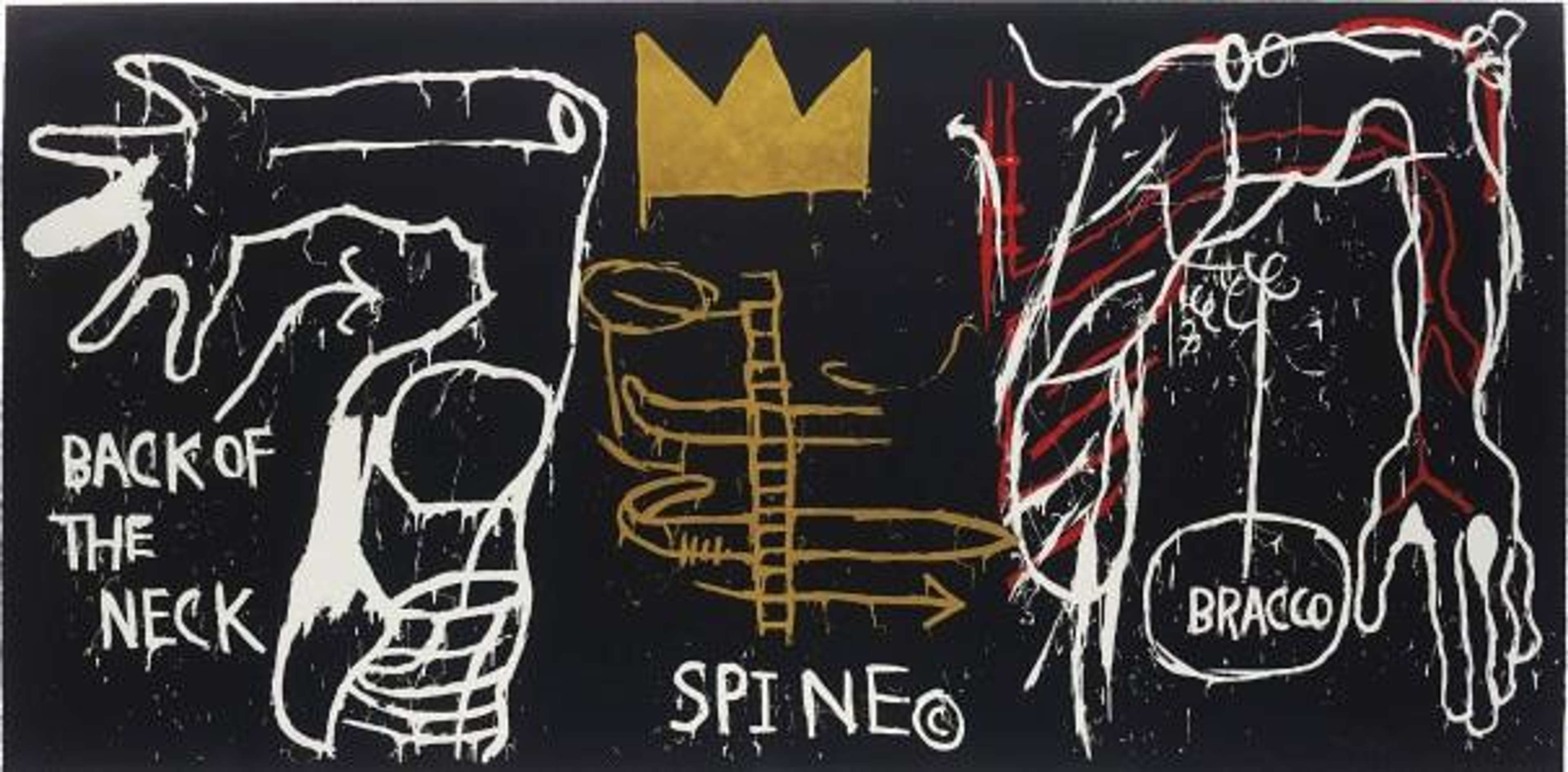 Back Of The Neck by Jean-Michel Basquiat