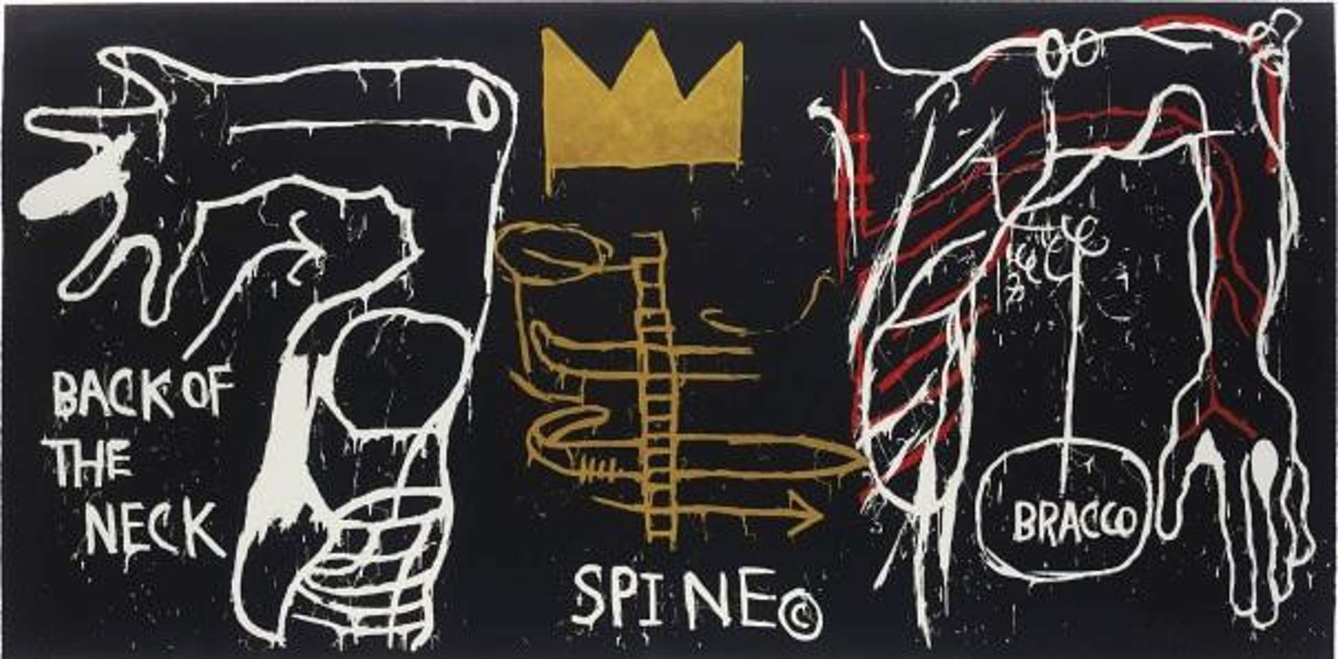 Back of the Neck by Jean-Michel Basquiat