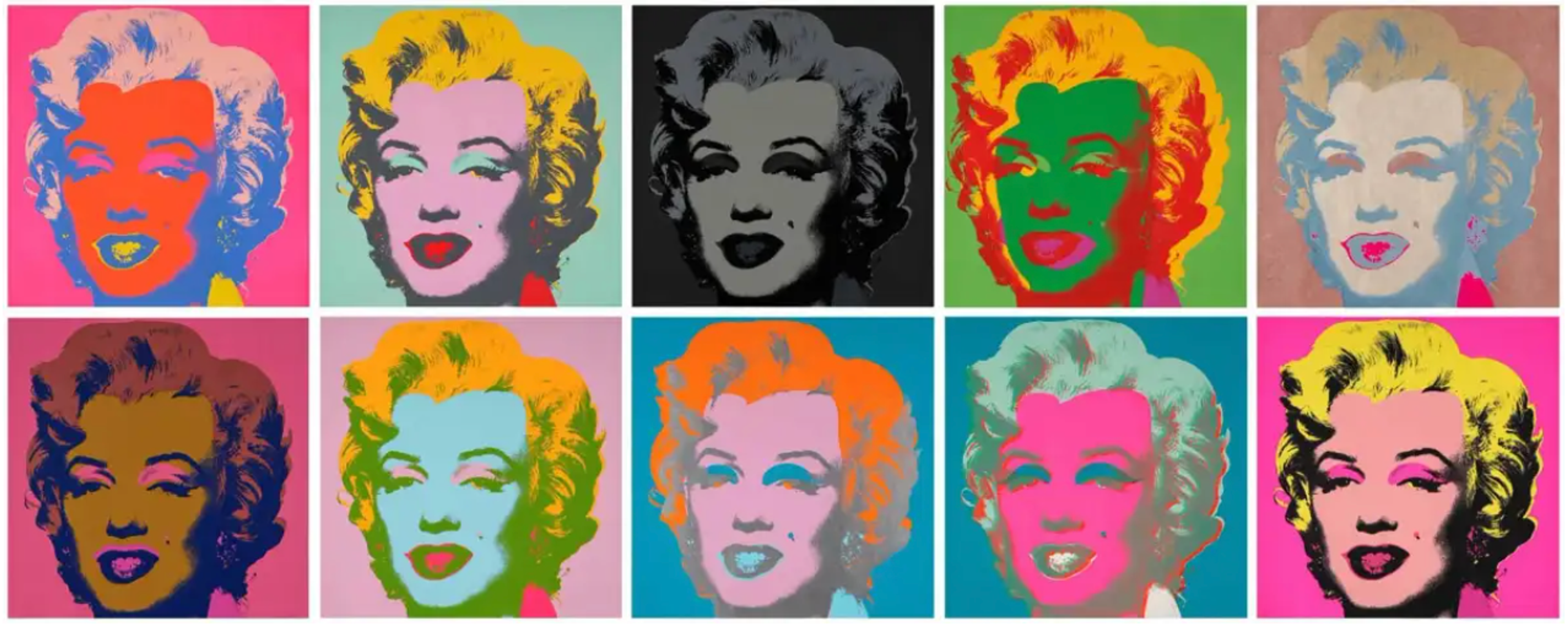 Marilyn Monroe (complete set) by Andy Warhol - MyArtBroker 