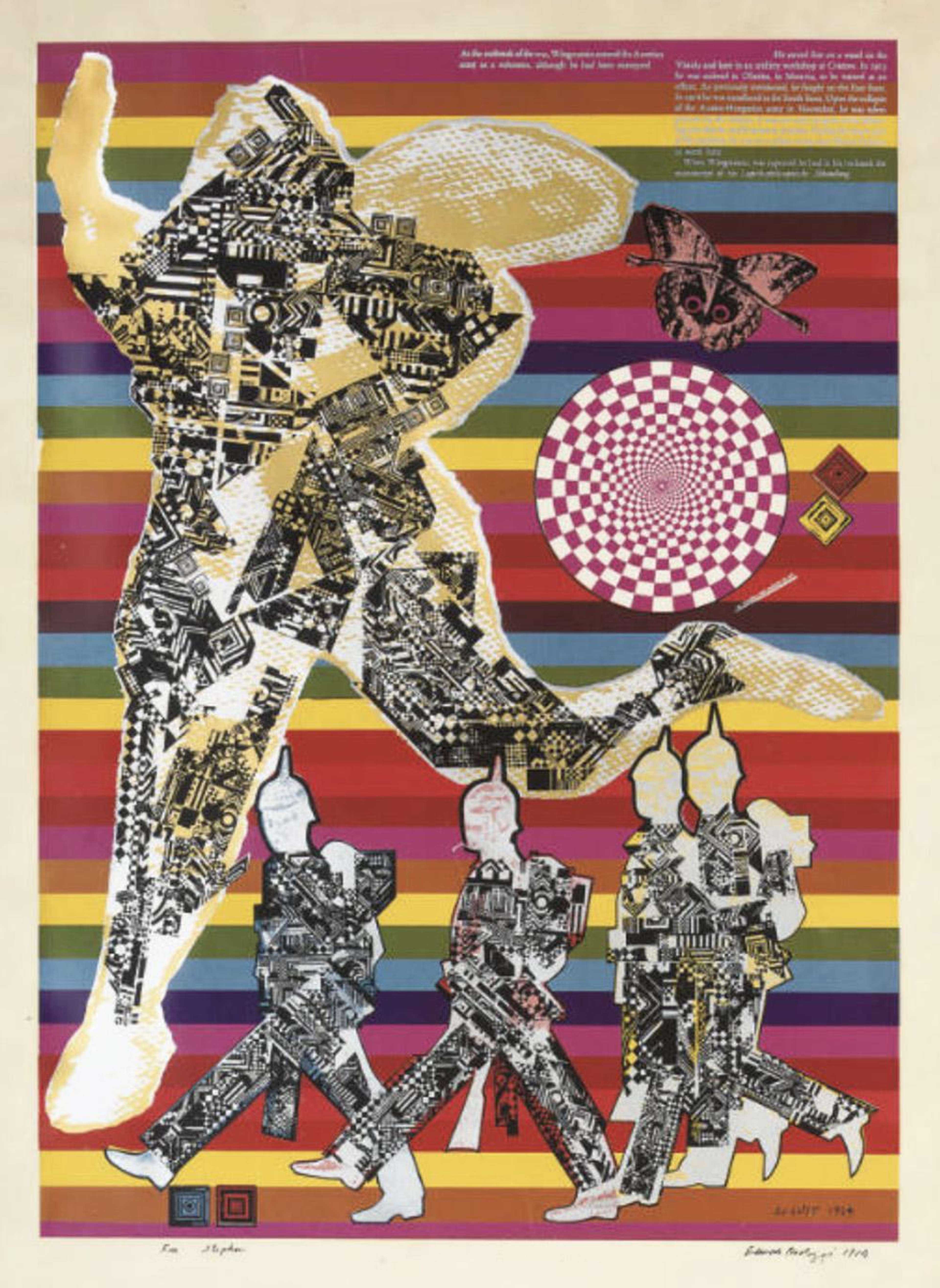 Wittgenstein The Soldier - Signed Print by Eduardo Paolozzi 1964 - MyArtBroker