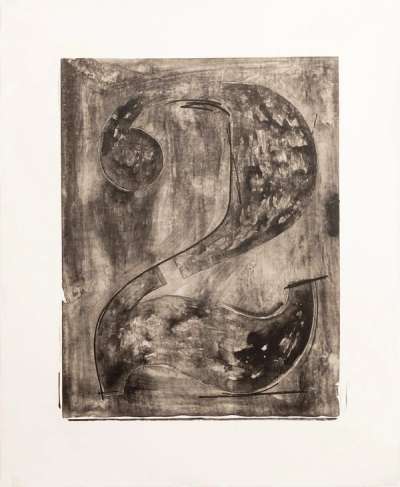 Figure 2 (Black Numeral) - Signed Print by Jasper Johns 1968 - MyArtBroker