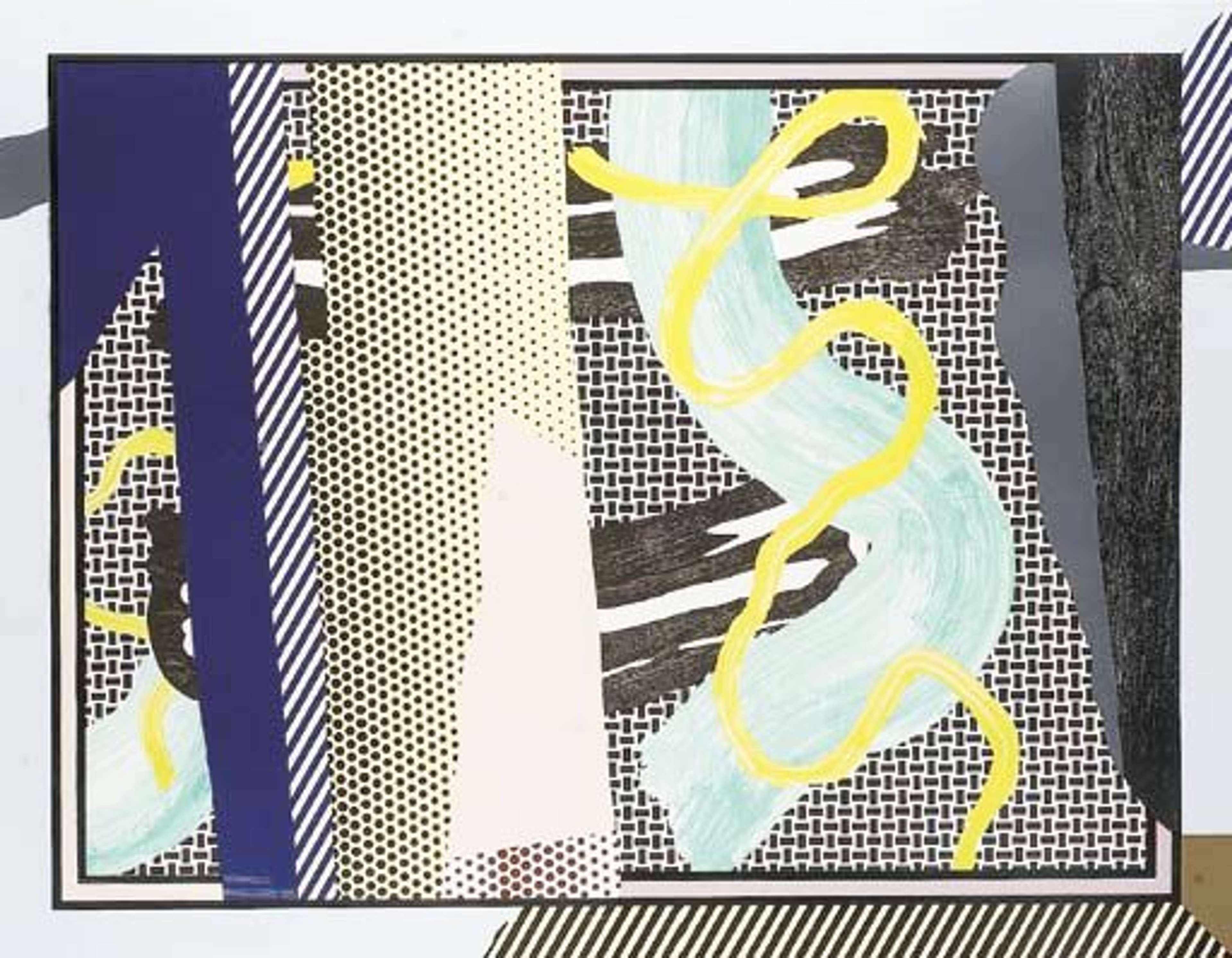 Reflections On Brushstrokes by Roy Lichtenstein