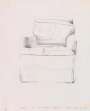 David Hockney: Chair, 38 The Colony, Malibu - Signed Print