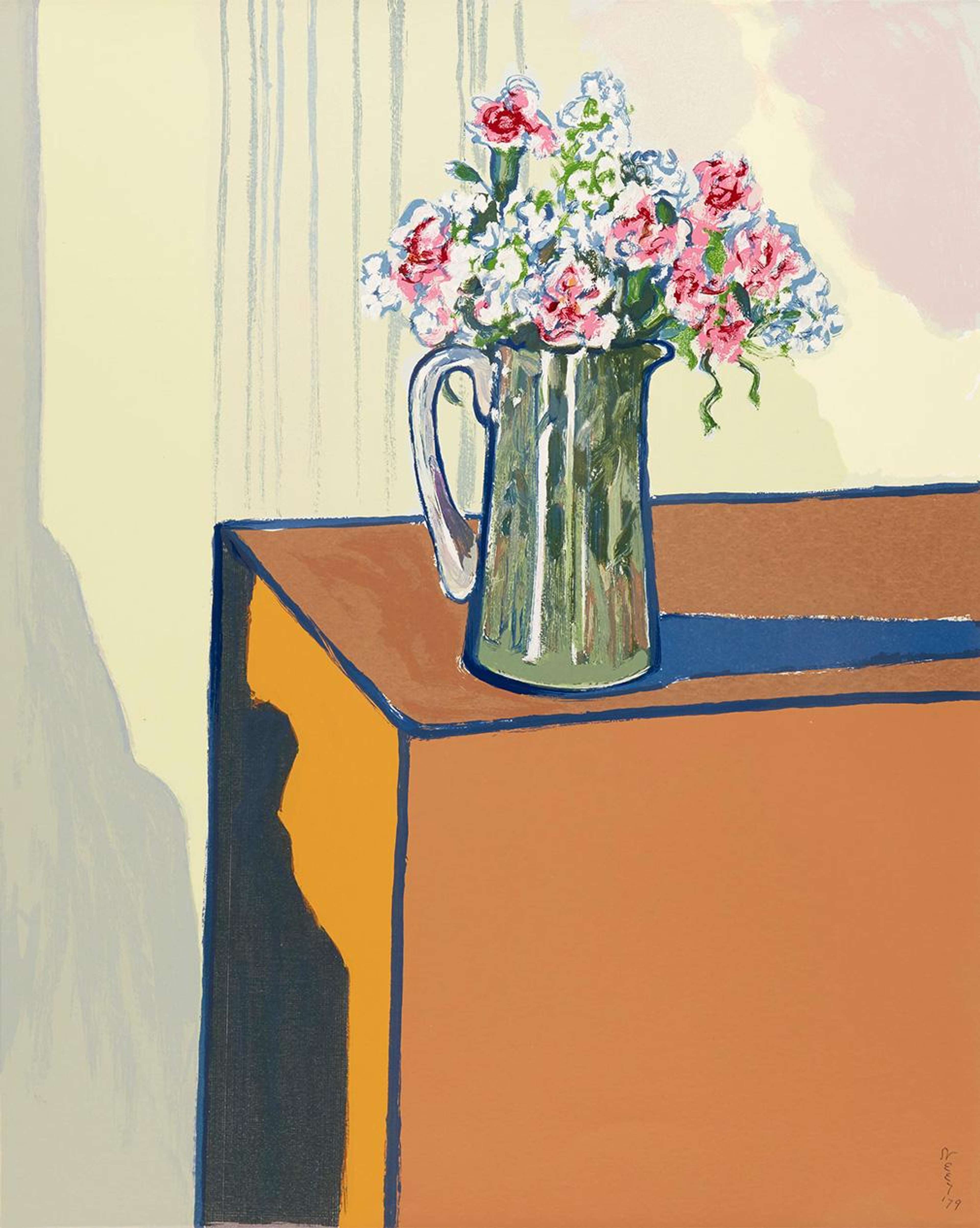Interior With Vase - Signed Print by Alice Neel 1979 - MyArtBroker