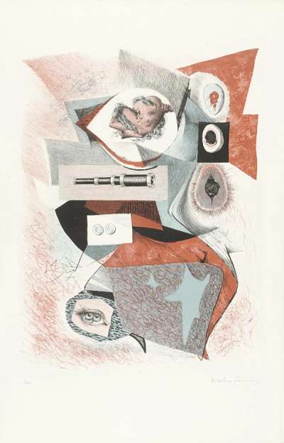 Seventh Peril - Signed Print by Dorothea Tanning 1950 - MyArtBroker