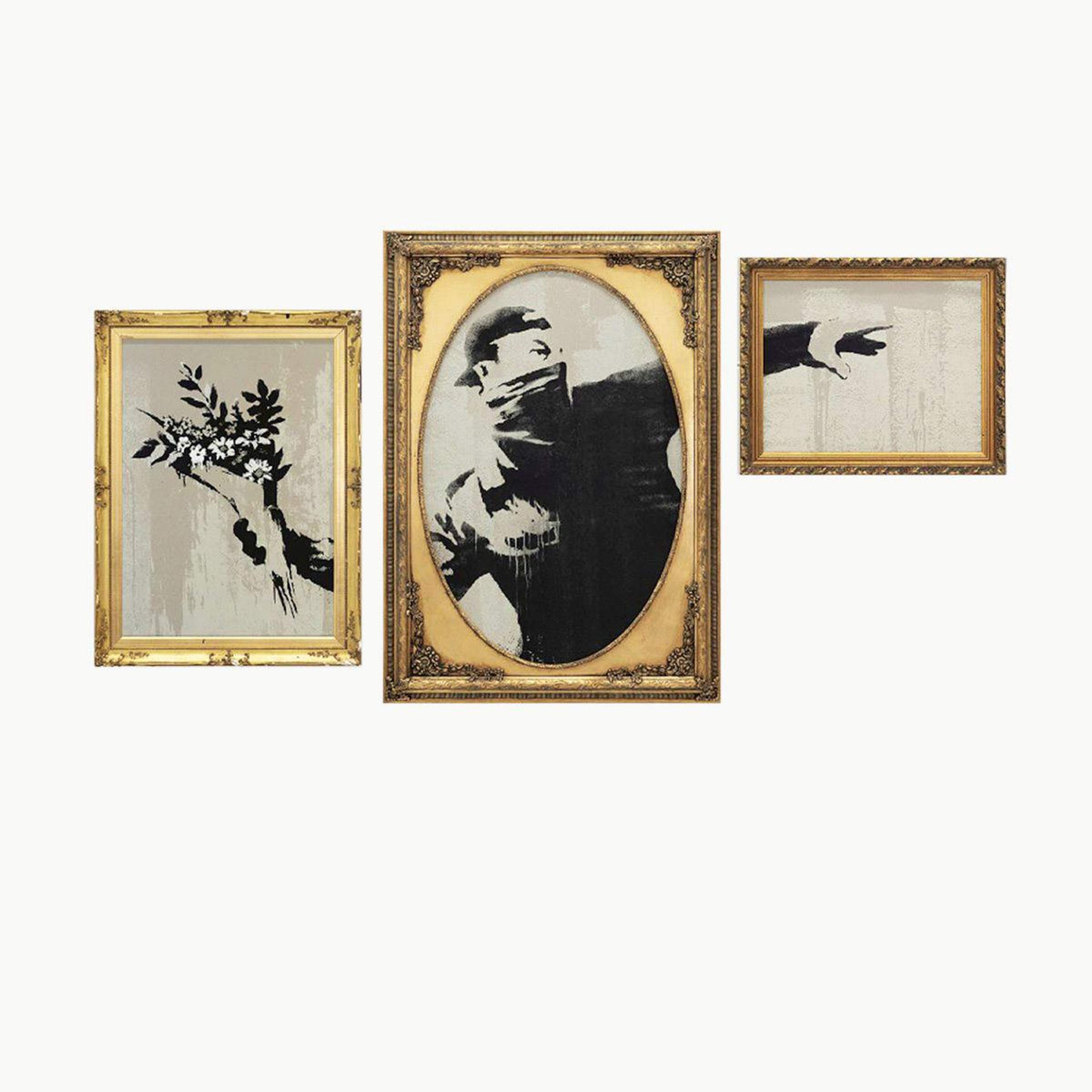 Banksy™ Thrower - Unsigned Print
